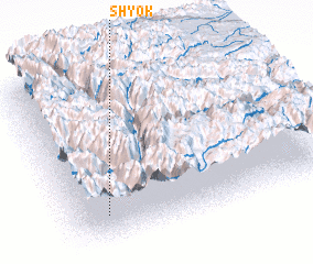 3d view of Shyok