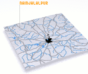 3d view of Nain Jalālpur