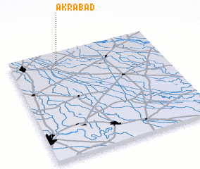 3d view of Akrābād