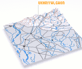 3d view of Ukhriyālgaon