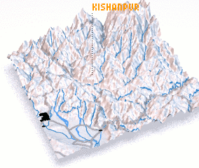 3d view of Kishanpur