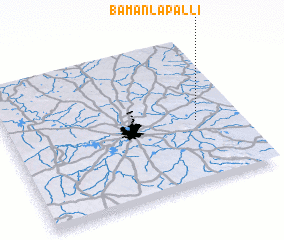 3d view of Bamanlapalli