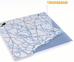 3d view of Tiruvādānai