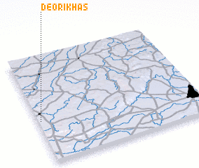 3d view of Deorī Khās