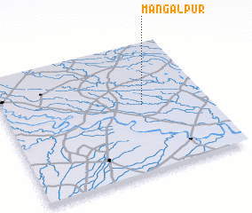 3d view of Mangalpur
