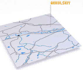 3d view of Akkolʼskiy