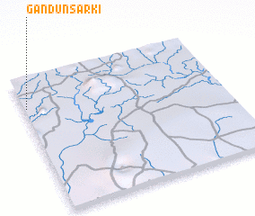 3d view of Gandun Sarki