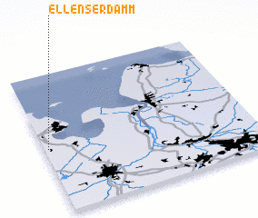 3d view of Ellenserdamm