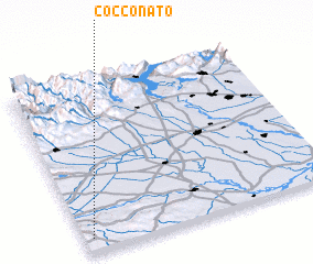 3d view of Cocconato