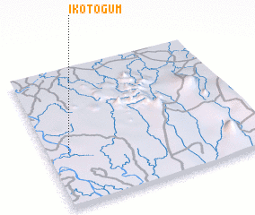 3d view of Ikot Ogum