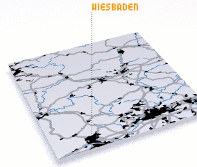 3d view of Wiesbaden