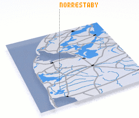3d view of Nørre Staby