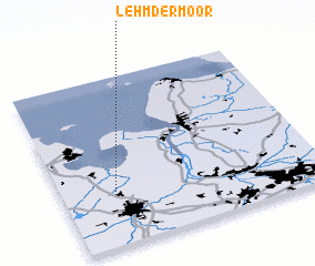 3d view of Lehmdermoor