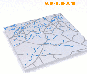 3d view of Guidan Barouma