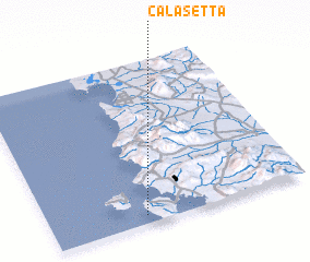 3d view of Calasetta