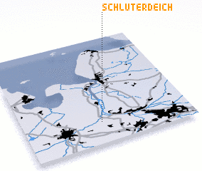 3d view of Schlüterdeich