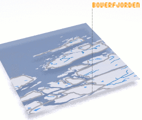 3d view of Bøverfjorden