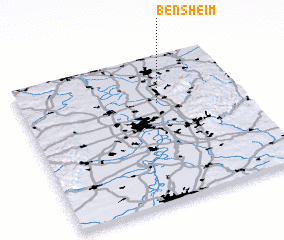 3d view of Bensheim