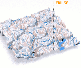 3d view of Le Biuse