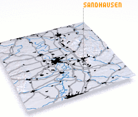 3d view of Sandhausen