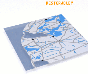 3d view of Vester Jølby