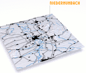 3d view of Nieder-Mumbach