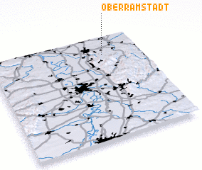 3d view of Ober-Ramstadt