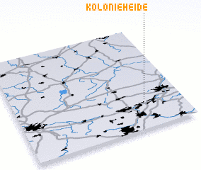 3d view of Kolonie Heide