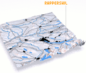 3d view of Rapperswil