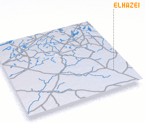 3d view of El Hazeï