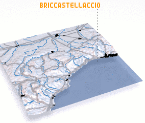 3d view of Bric Castellaccio