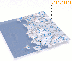 3d view of Las Plassas