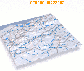 3d view of Ech Cheikh Azzouz