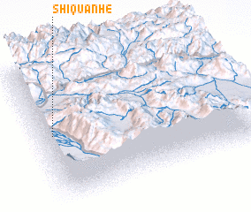 3d view of Shiquanhe