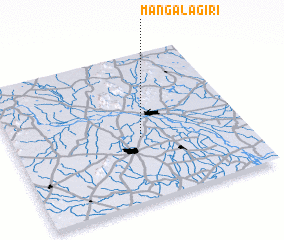 3d view of Mangalagiri