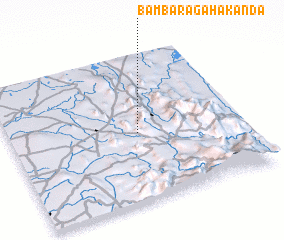 3d view of Bambaragahakanda