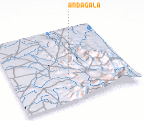 3d view of Andagala