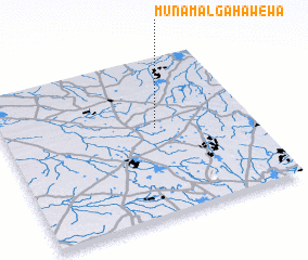 3d view of Munamalgahawewa