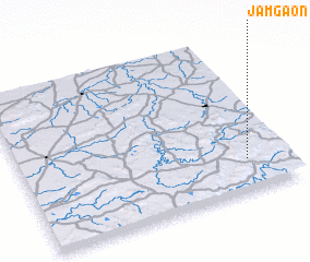 3d view of Jāmgaon