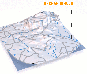 3d view of Karagahawela