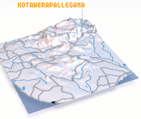 3d view of Kotawera Pallegama