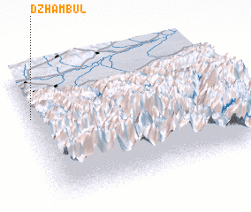 3d view of Dzhambul