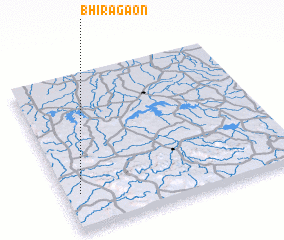 3d view of Bhīragaon