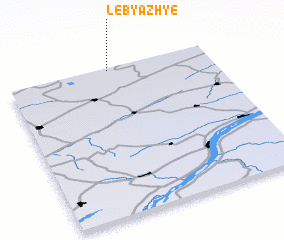 3d view of Lebyazh\