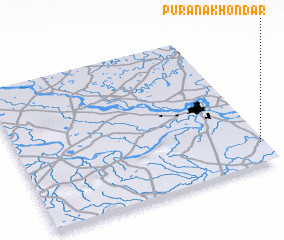 3d view of Purāna Khondār