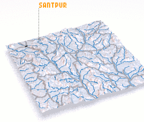 3d view of Sāntpur