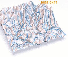 3d view of Purti Ghāt