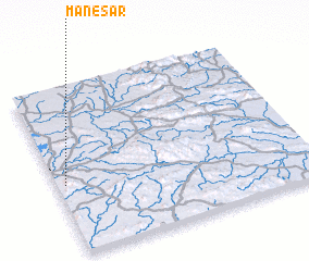 3d view of Mānesar