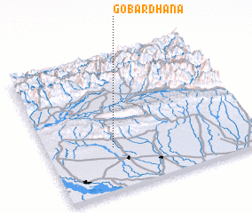 3d view of Gobardhana