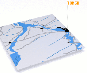 3d view of Tomsk